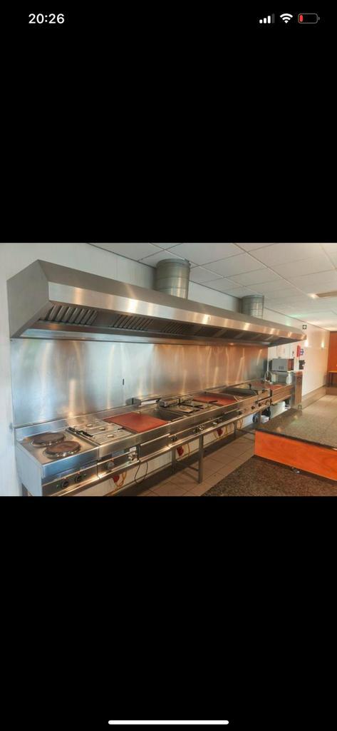 Bakwand bakkijn + afzuigkap, Zakelijke goederen, Horeca | Keukenapparatuur, Ophalen