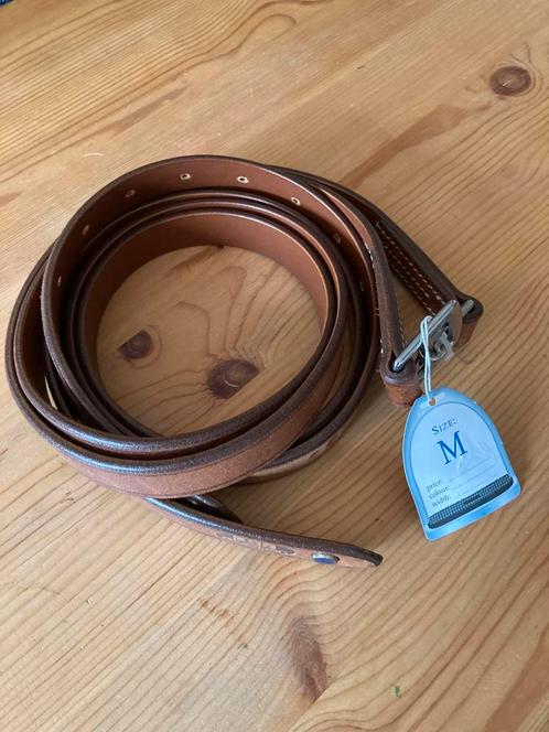 STUBBEN Stijgbeugelriemen cognac bruin Full Size, Dieren en Toebehoren, Paarden en Pony's | Hoofdstellen en Tuigage, Nieuw, Ophalen of Verzenden