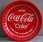 Rond rood Coca Cola dienblad Drink Coca-Cola Coke Ask for, Huis en Inrichting, Ophalen of Verzenden, Nieuw, Rond