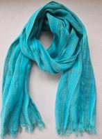 Groene sjaal - lang model, Veritas, Enlèvement ou Envoi, Porté, Écharpe