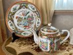 Chinese theepot en bord, Ophalen