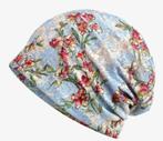 Bonnet chimio fleurs bleu/rose/blanc NEUF, Bijoux, Sacs & Beauté, Beauté | Soins des cheveux, Enlèvement ou Envoi, Neuf, Autres types