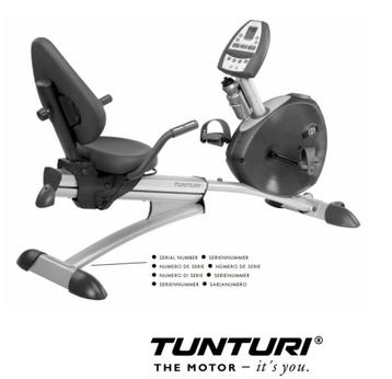 hometrainer/ergometer ligfiets met hartslagmeter TUNTURI beschikbaar voor biedingen