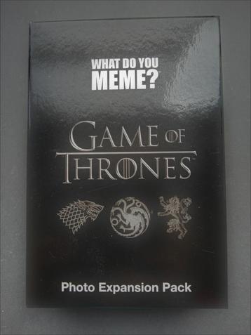 WHAT DO YOU MEME - Uitbreiding - Game of thrones beschikbaar voor biedingen