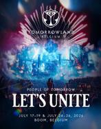 Tomorrowland 2026, 4x tickets wk2 vrijdag dagpas, Tickets en Kaartjes