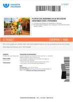 Ticket plopsa coo, Tickets & Billets, Loisirs | Parcs d'attractions