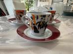Lot à expresso Maxim’s de Paris – porcelaine décor SEM, Huis en Inrichting, Ophalen, Porselein