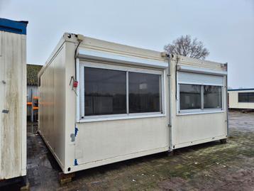 6x6m kantoorunit, woonunit, unit, container, bouwkeet beschikbaar voor biedingen