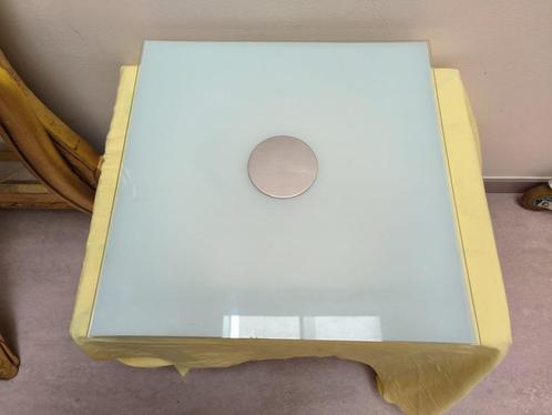 Mooie vierkante design plafondlamp (40cm*40cm), Huis en Inrichting, Lampen | Plafondlampen, Nieuw, Glas, Metaal, Ophalen