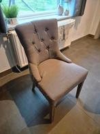 Eetkamerstoelen, Huis en Inrichting, Stoelen, Ophalen, Zo goed als nieuw, Bruin, Stof