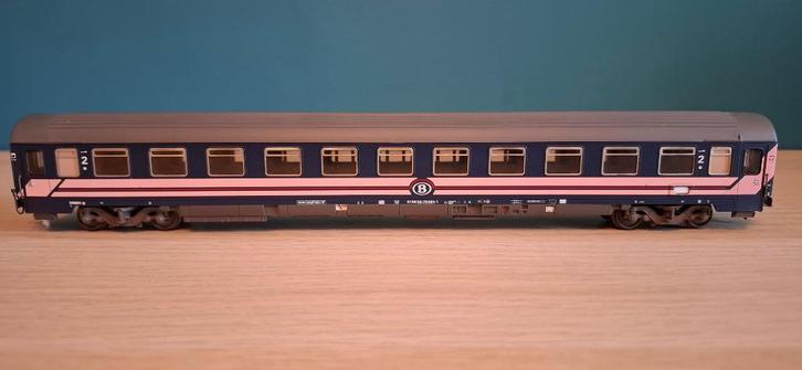 HO-SNCB NMBS Slaapwagen I6 Bc Blauw Roco 44646.2, Hobby en Vrije tijd, Modeltreinen | H0, Zo goed als nieuw, Wagon, Gelijkstroom of Wisselstroom