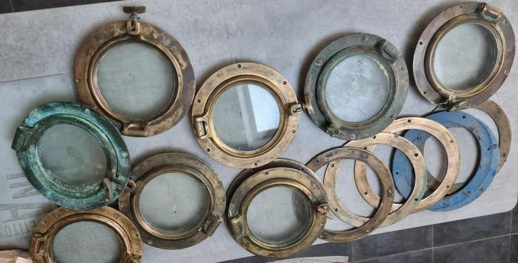 BRONZEN PATRIJSPOORTEN, Watersport en Boten, Accessoires en Onderhoud, Gebruikt, Ophalen