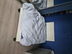 Bed, Huis en Inrichting, Slaapkamer | Bedden, Ophalen, Gebruikt, Eenpersoons, Wit