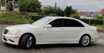 Mercedes S550 4MATIC- USA versie, Auto's, Mercedes-Benz, Automaat, Euro 5, Wit, Leder