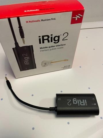 IK Multimedia iRig 2 - gitaaradapter voor mobiele aparaten, Musique & Instruments, Enlèvement ou Envoi, Comme neuf, Autres types