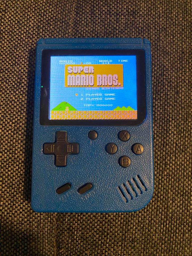 Handheld console in Gameboy-stijl, Games en Spelcomputers, Spelcomputers | Nintendo Game Boy, Gebruikt, Ophalen of Verzenden