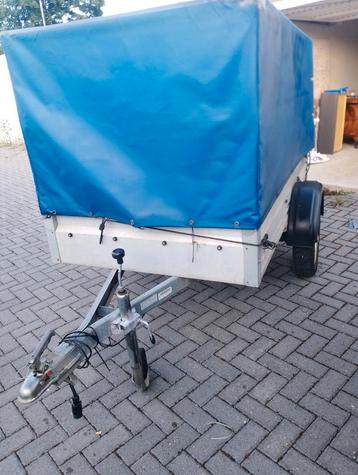 Aanhanger met huif 750 kg, Enlèvement, Utilisé