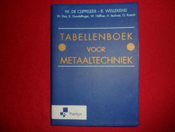 Tabellenboek voor metaaltechniek beschikbaar voor biedingen