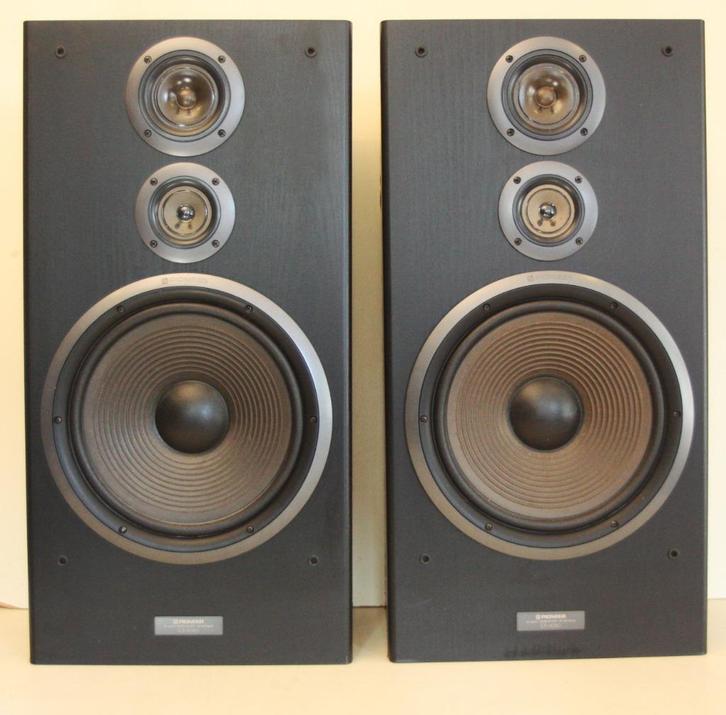 Pioneer CS-9030 Speakers / 220 Watt / 8 Ohm / 3-Way System, Audio, Tv en Foto, Luidsprekerboxen, Zo goed als nieuw, Front, Rear of Stereo speakers