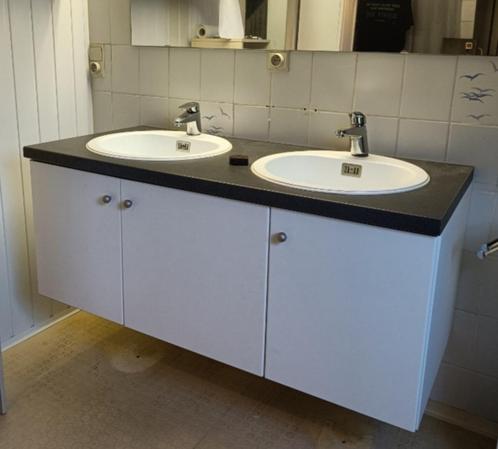 Badkamermeubel, Huis en Inrichting, Badkamer | Badkamermeubels, Zo goed als nieuw, Wasbak of Wastafel, Minder dan 100 cm, 100 tot 150 cm