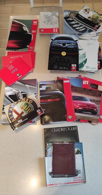 Instructieboekjes Alfa Romeo 33 - 146 - 155