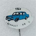 SP0916 Speldje 1964 Renault R8 blauw, Gebruikt, Ophalen of Verzenden