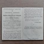 Bidprentje oud burgemeester van Sint-Kwintens-Lennik, Antiek en Kunst, Ophalen of Verzenden