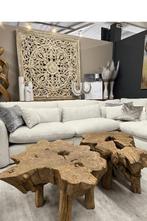 robuust teakhouten salontafel(s), Ophalen, Teakhout, Nieuw, Overige vormen