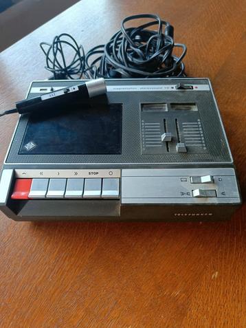Cassette recorder met accessoires, Enlèvement, Simple, Autres marques