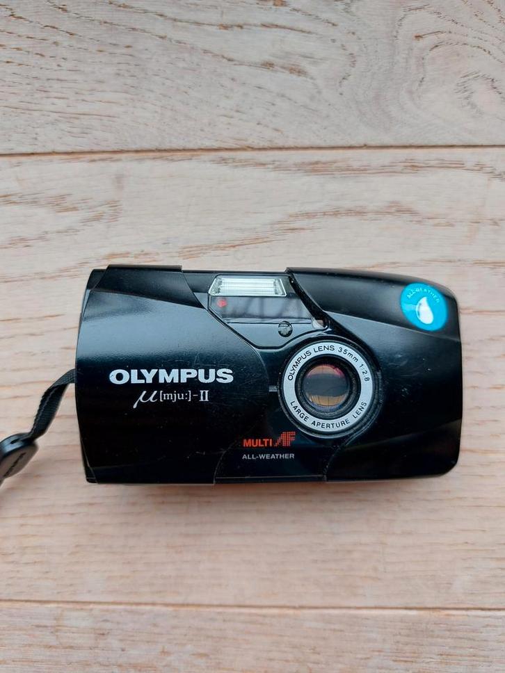 Olympus Mju II 35mm Prime lens, Audio, Tv en Foto, Fotocamera's Analoog, Zo goed als nieuw, Olympus, Ophalen