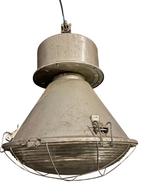 Stoere Industriële Hanglampen ex Fabriek, Huis en Inrichting, Ophalen, Gebruikt, Glas, Industrieel