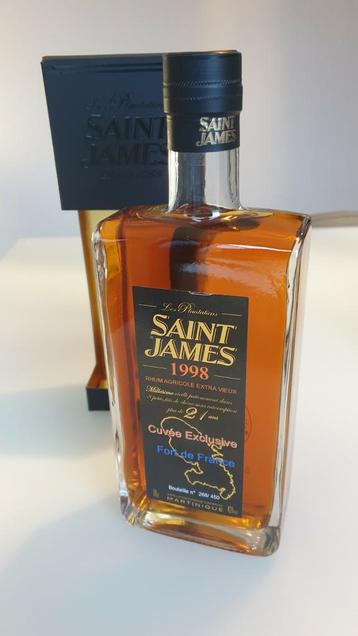 Rhum vieux Saint James Cuvée exclusive 1998 Hors d'âge  beschikbaar voor biedingen