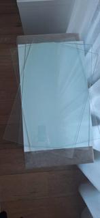 4 glasplaten met houdertjes voor BESTA kast | 56x36, Huis en Inrichting, Ophalen, Minder dan 150 cm, Minder dan 25 cm, Minder dan 100 cm