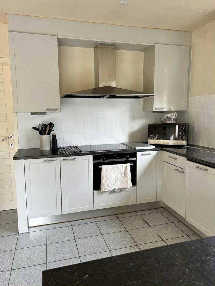 Volledige keuken natuursteen + toestellen - gedemonteerd, Huis en Inrichting, Keuken | Complete keukens, Zo goed als nieuw, Ophalen