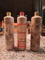 Jeneverflessen met opdruk, Ophalen