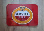 Emaille bord Amstel bier, Verzamelen, Ophalen of Verzenden, Reclamebord