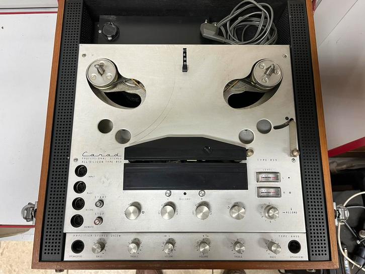 CARAD R59 bandrecorder pro stereo - vintage jaren 60/70, Audio, Tv en Foto, Bandrecorder, Bandrecorder, Ophalen