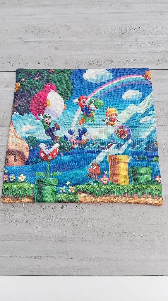 Nintendo Super Mario kussen hoes voor sierkussen, Games en Spelcomputers, Games | Nintendo Super NES, Zo goed als nieuw, Ophalen of Verzenden