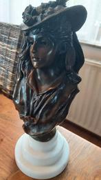Bronze buste féminin début XXème., Bronze, Enlèvement