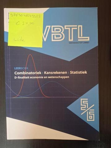 Combinatoriek Kansrekenen Statistiek - ISBN 9789048649983 beschikbaar voor biedingen