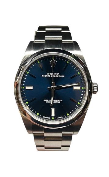 Rolex Oyster 39mm blue dial beschikbaar voor biedingen