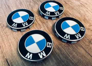 4 Caches/Centres BMW ,bleu/blanc ,diamètre : 56mm ou 68mm, Autos : Pièces & Accessoires, Enlèvement ou Envoi, Neuf, BMW