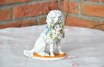statuette ancienne chien en porcelaine, Ophalen of Verzenden