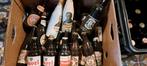 Lot oude volle bierflessen bieren, Verzamelen, Biermerken, Ophalen, Duvel