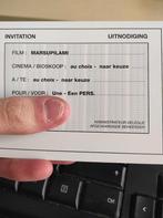 (urgent)Tickets Cinéma Film:"Marsupilami", Tickets & Billets, Places de cinéma, Trois personnes ou plus, Comédie, Billet gratuit pour tous les films