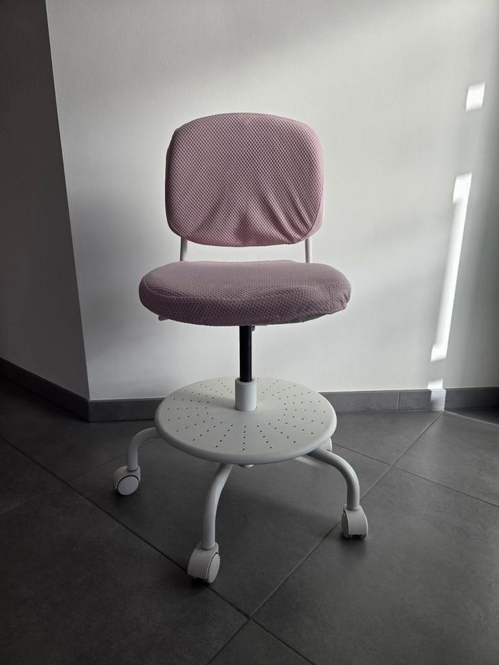 Bureaustoel ikea vimund roze, Huis en Inrichting, Fauteuils, Gebruikt, Ophalen of Verzenden