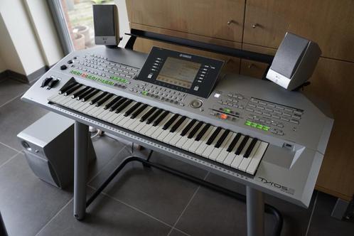Yamaha Tyros 2 (zeer kompleet), Muziek en Instrumenten, Keyboards, Gebruikt, 61 toetsen, Yamaha, Aanslaggevoelig, Met standaard