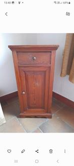 Ancien meuble en bois chevet, Maison & Meubles, Enlèvement, Utilisé, Bois