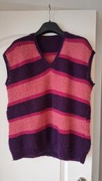 Handgebreide debardeur maat xl, Kleding | Dames, Ophalen of Verzenden, Zo goed als nieuw, Maat 46/48 (XL) of groter, Paars