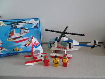 Vintage Lego van 1993 nr. 6342 Strandreddingshelikopter met 